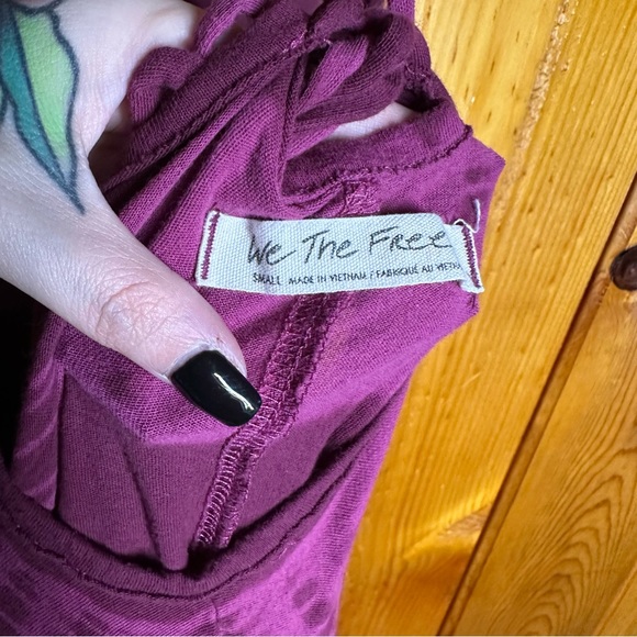 Free People Seashell Tie Dye Sleeveless Tunic Dress - Picture 6 of 7